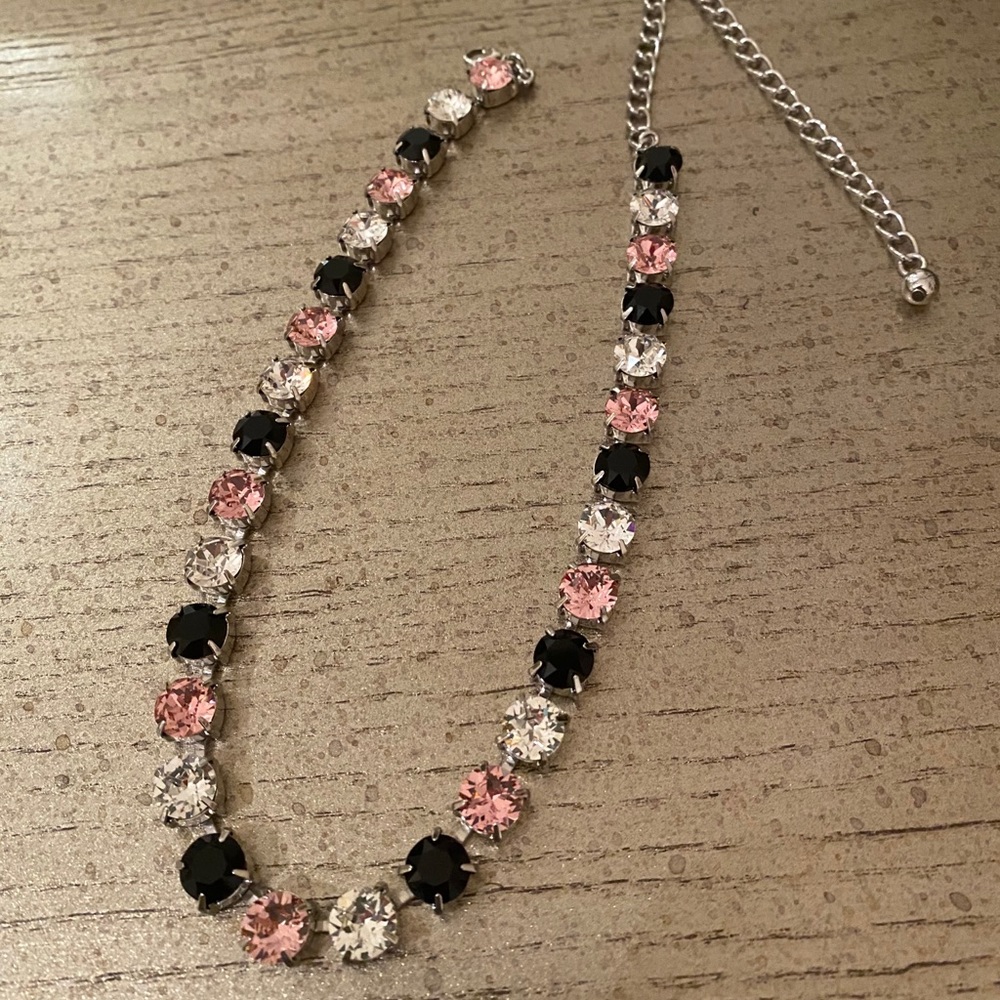 Crystal jewelry necklace